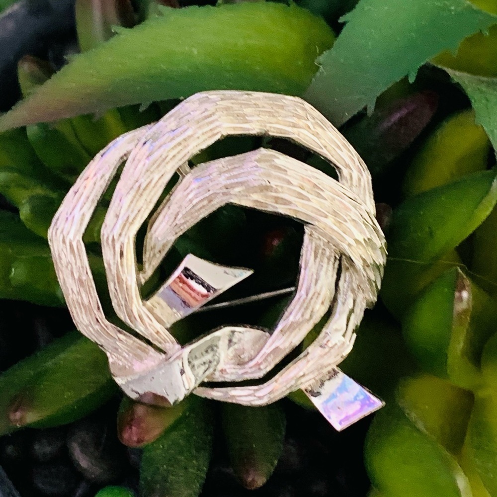 BCH3- Trifari Vintage Silver Brooch